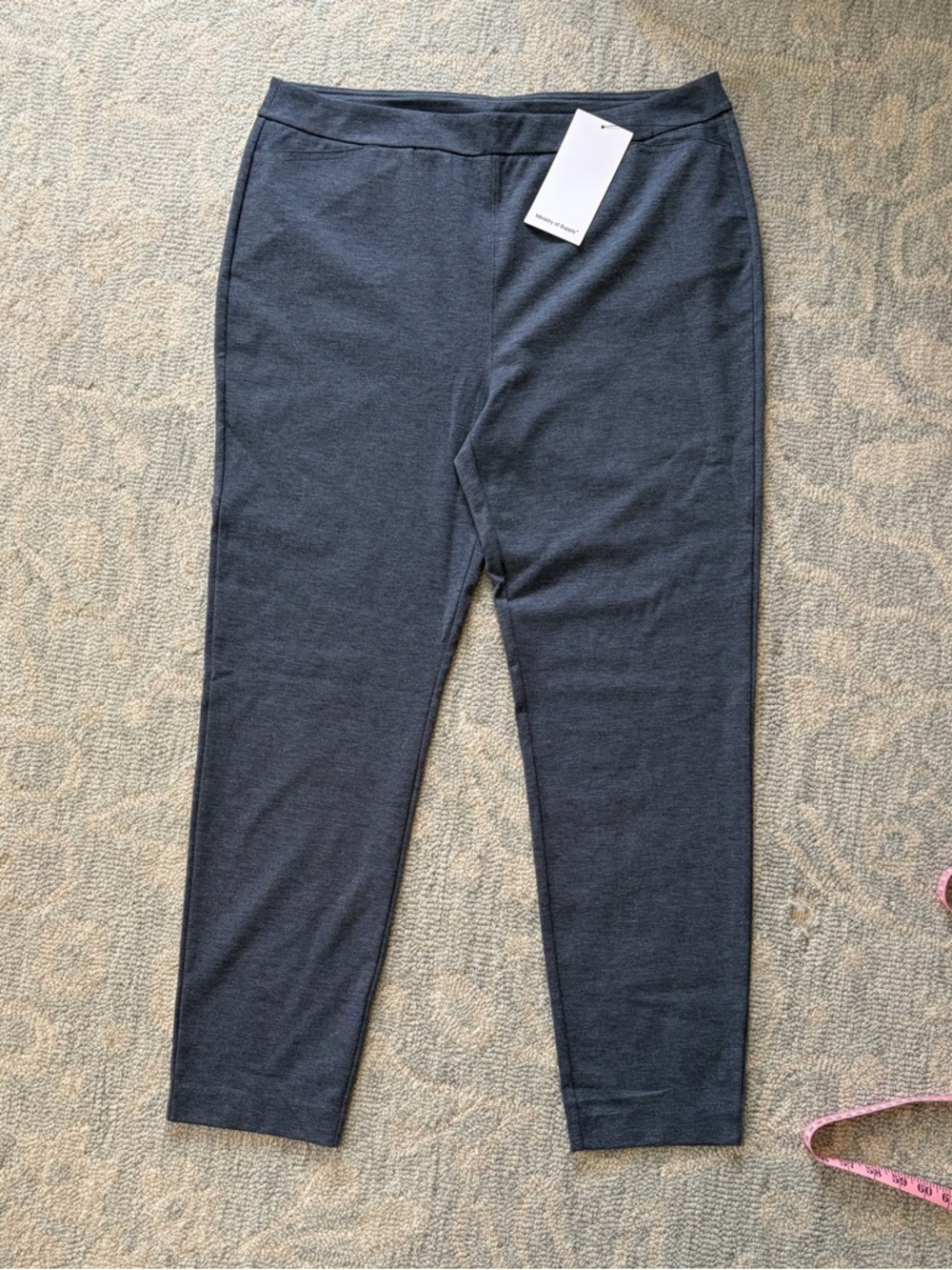 Ministry of Supply Women’s Heathered Navy Stretch Joggers